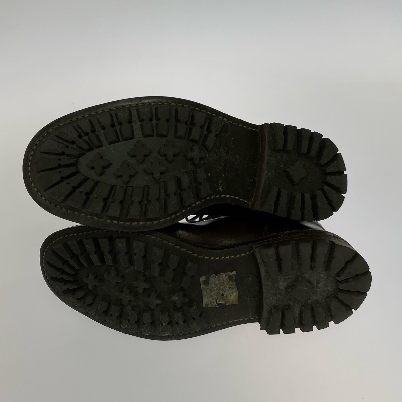 ブーツ M6087 Ankle lace up boots (7 1/2) ブラウン