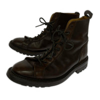 ブーツ M6087 Ankle lace up boots (7 1/2) ブラウン