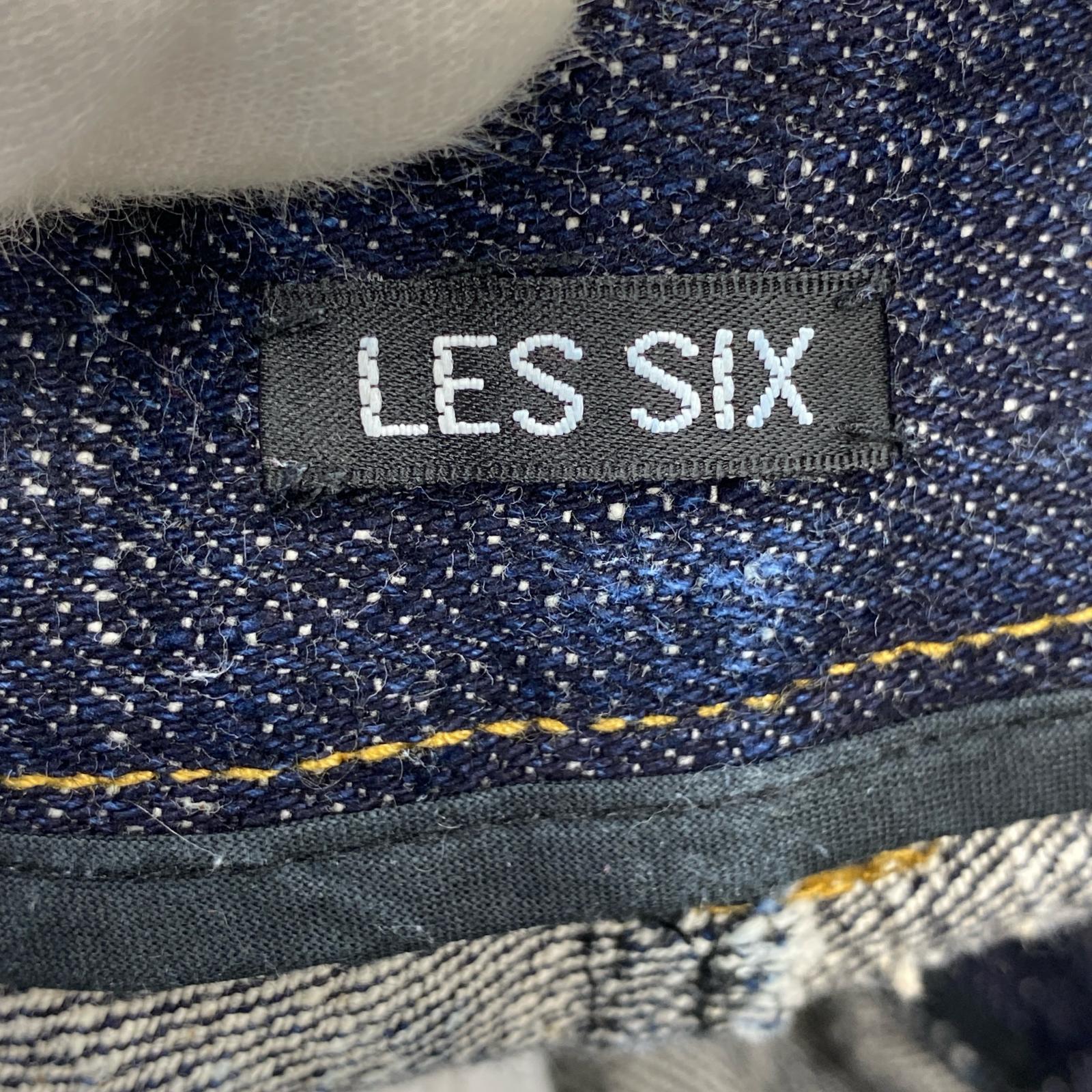 デニムパンツ LES SIX 25AW デニムショーツ 0 インディゴ 0 ブルー