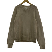 ニット 98AW マッシモオスティ期 Vネックウールニット ベージュ 3 ベージュ