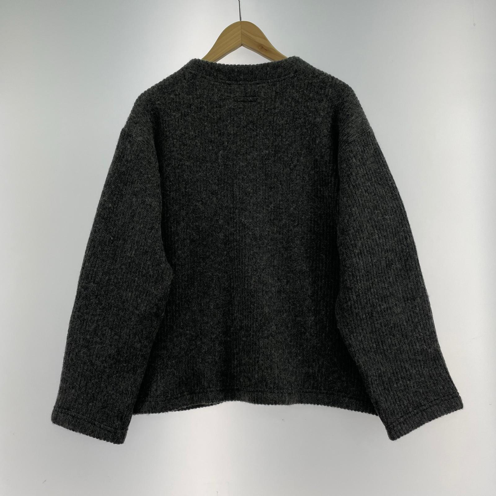 カーディガン Wool Poly Nep Sweater Knit グレー (XS) グレー
