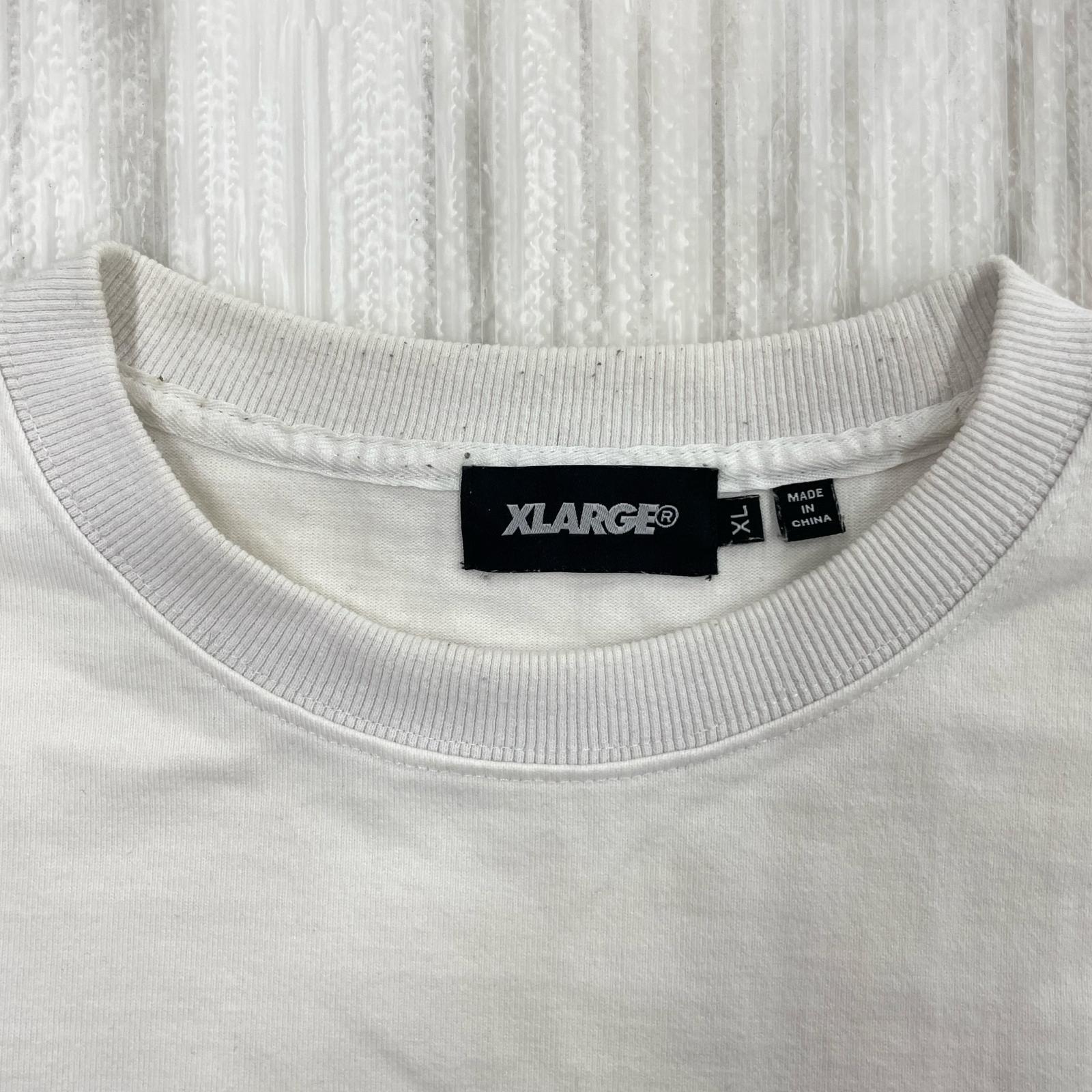 半袖Tシャツ ロゴ刺繍 ホワイト XL ホワイト