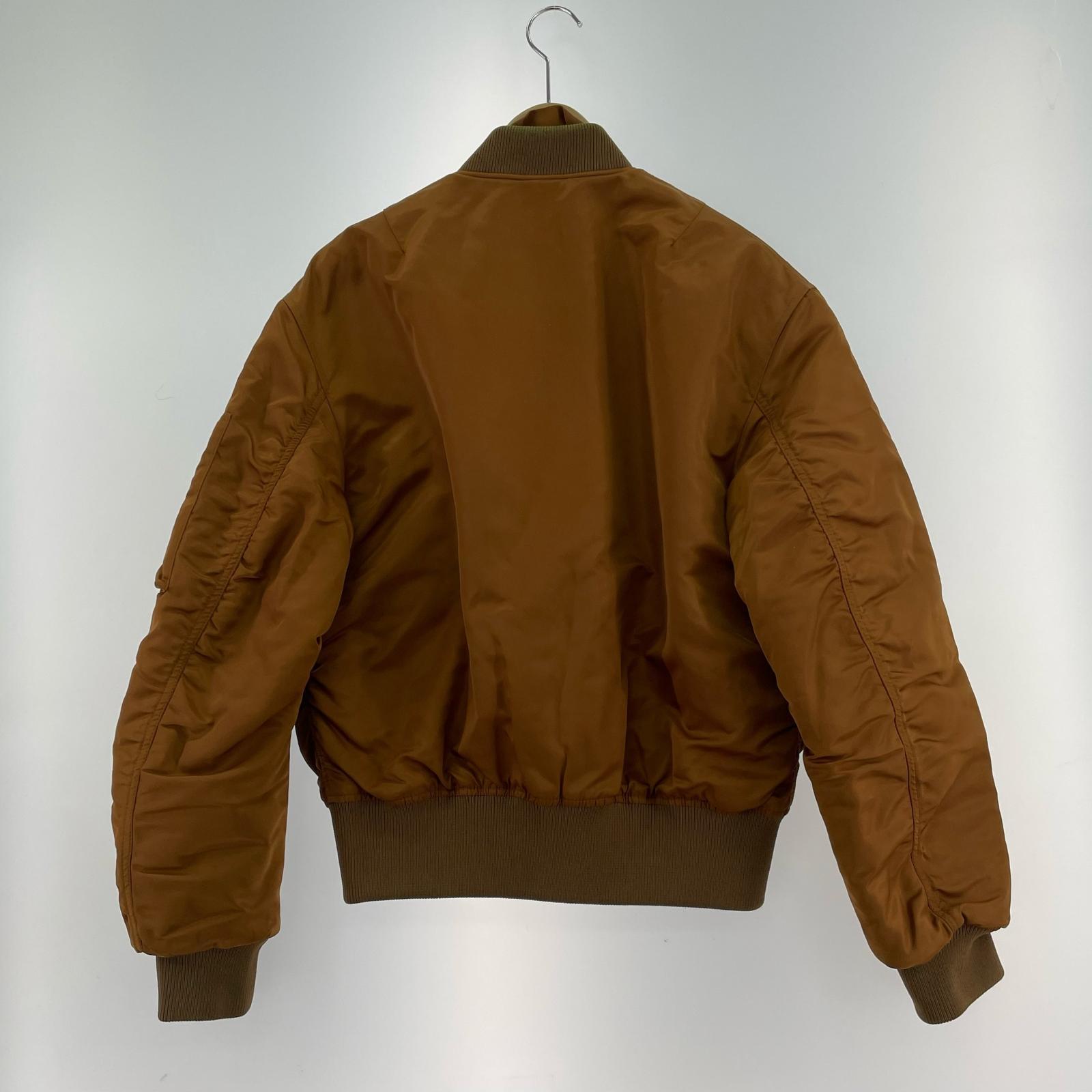 ジャケット MAKIO MA-1 BOMBER JACKET 44 44 ブラウン