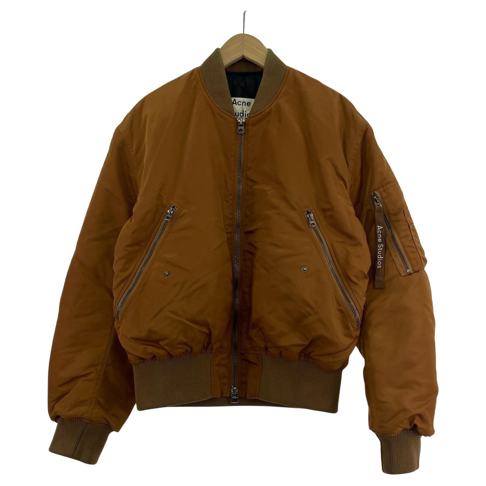 ジャケット MAKIO MA-1 BOMBER JACKET 44 44 ブラウン