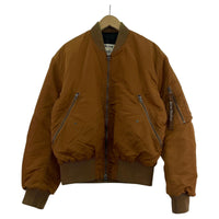 ジャケット MAKIO MA-1 BOMBER JACKET 44 44 ブラウン