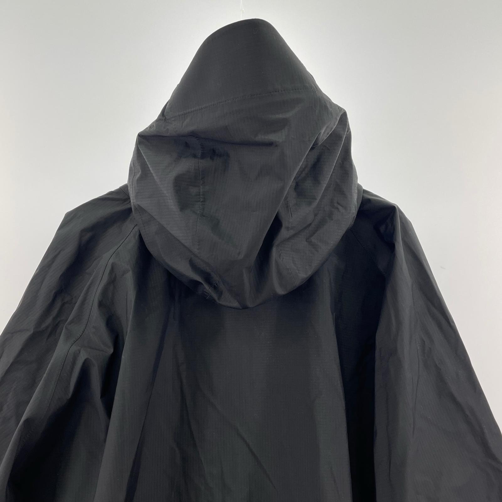 ジャケット NYLON RIP 3LAYER PONCHO F フリー ブラック