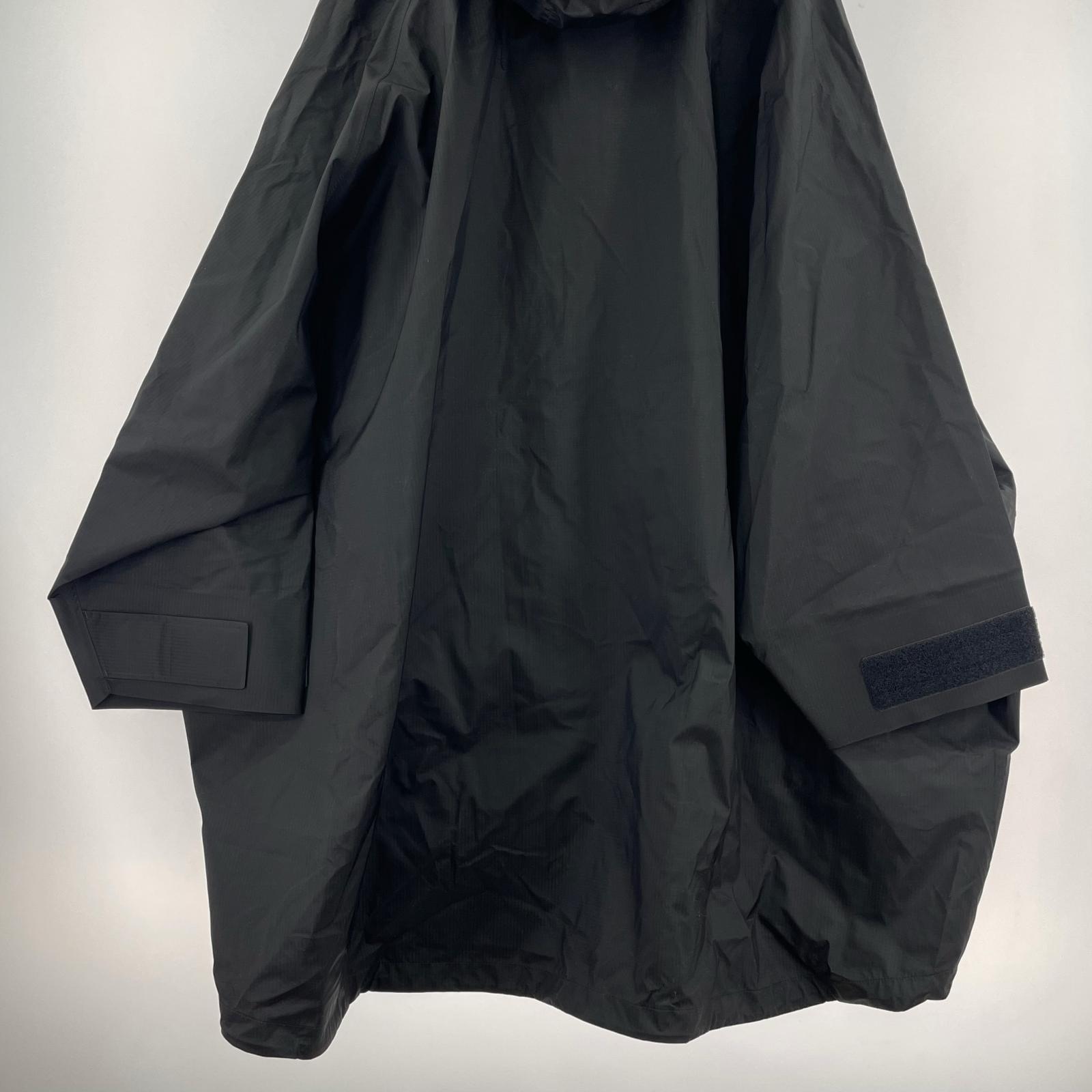 ジャケット NYLON RIP 3LAYER PONCHO F フリー ブラック