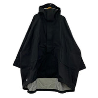 ジャケット NYLON RIP 3LAYER PONCHO F フリー ブラック