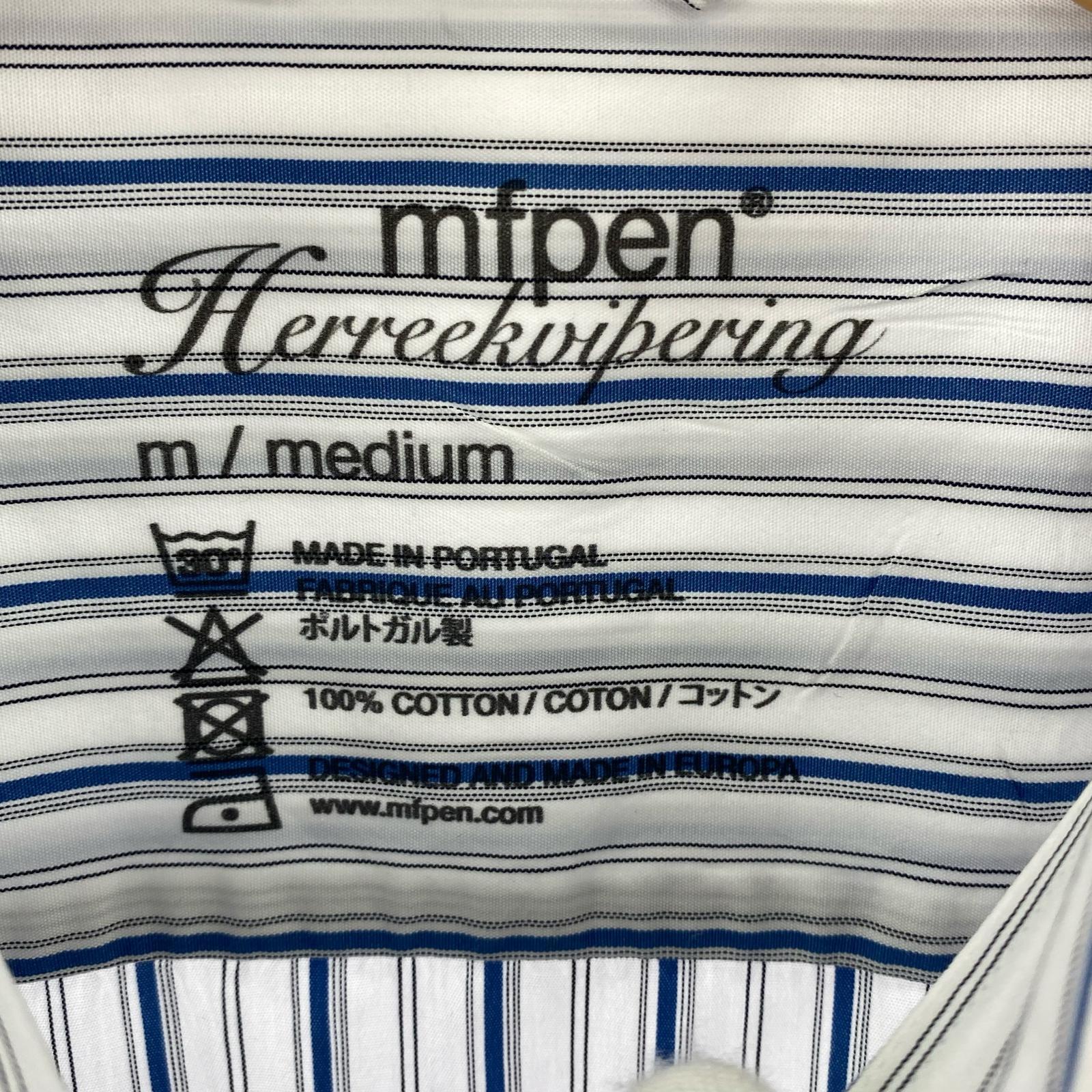長袖シャツ mfpen ストライプシャツ M M