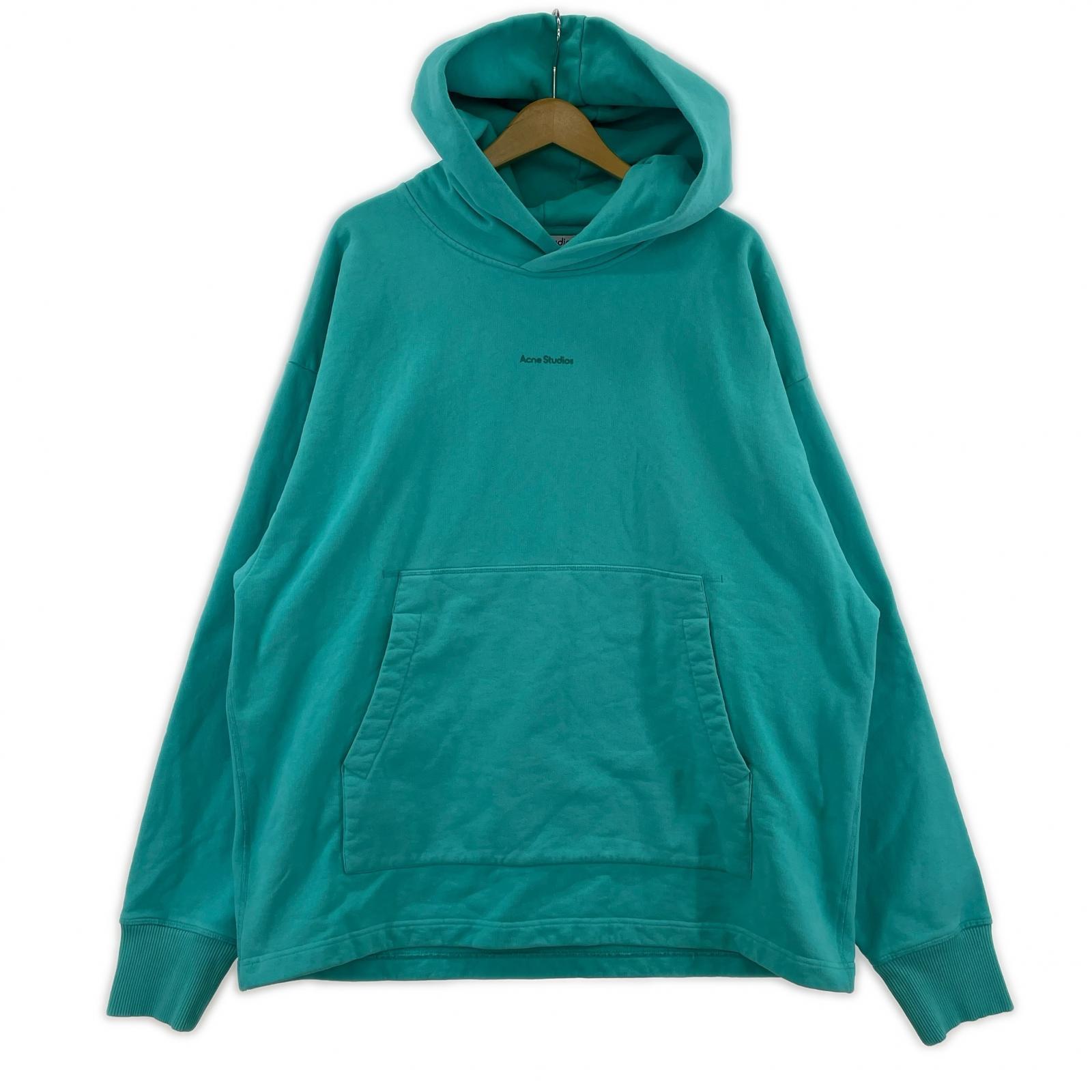 パーカー ロゴフーディー M M ブルー