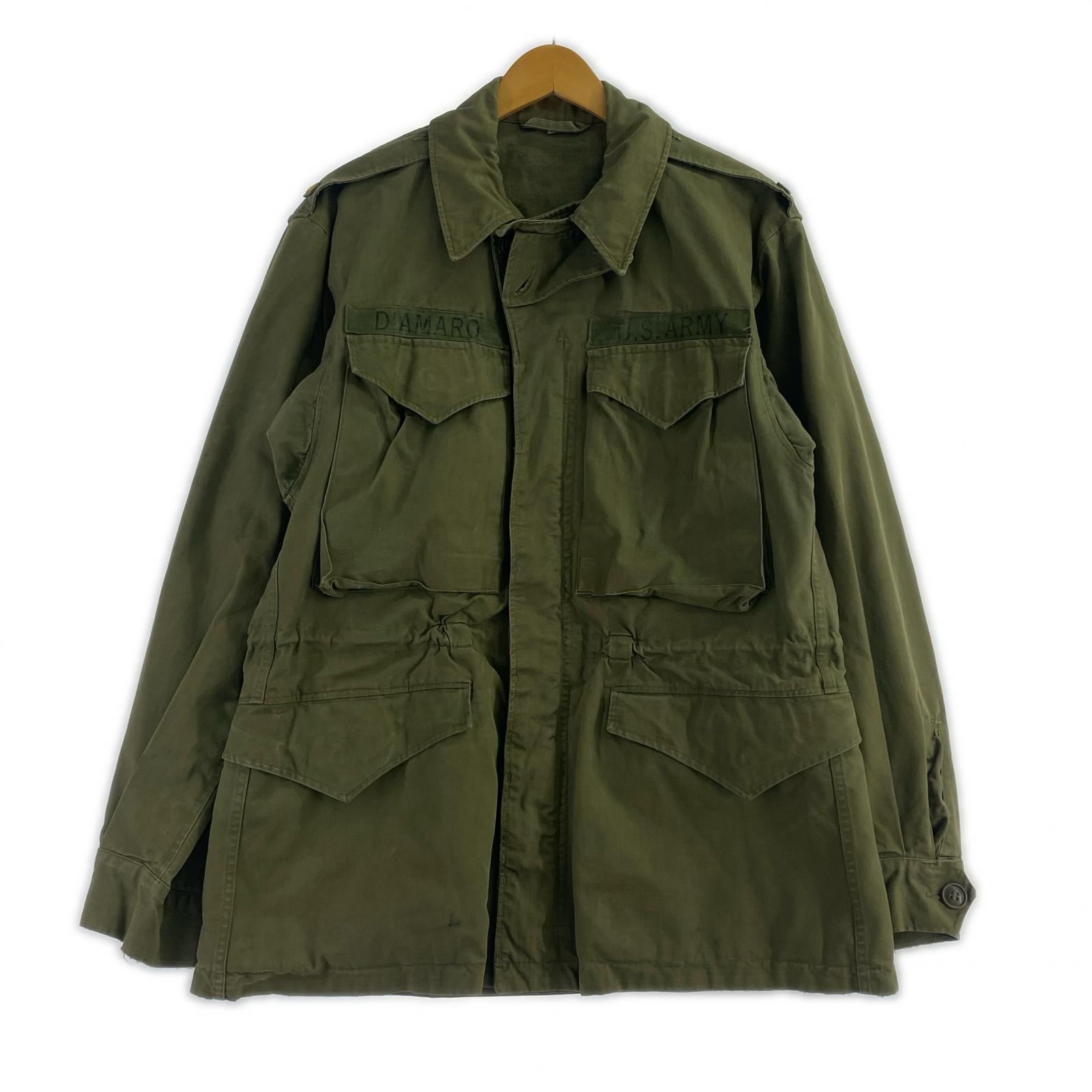 ミリタリージャケット U.S.army M-1943 フィールドジャケット 前期 カーキ 34R グリーン