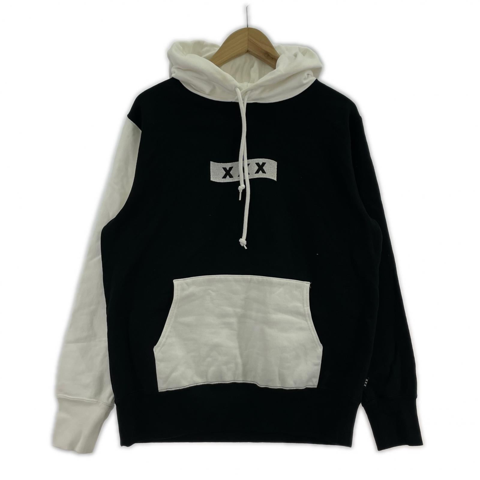 パーカー パーカー 白黒 M M