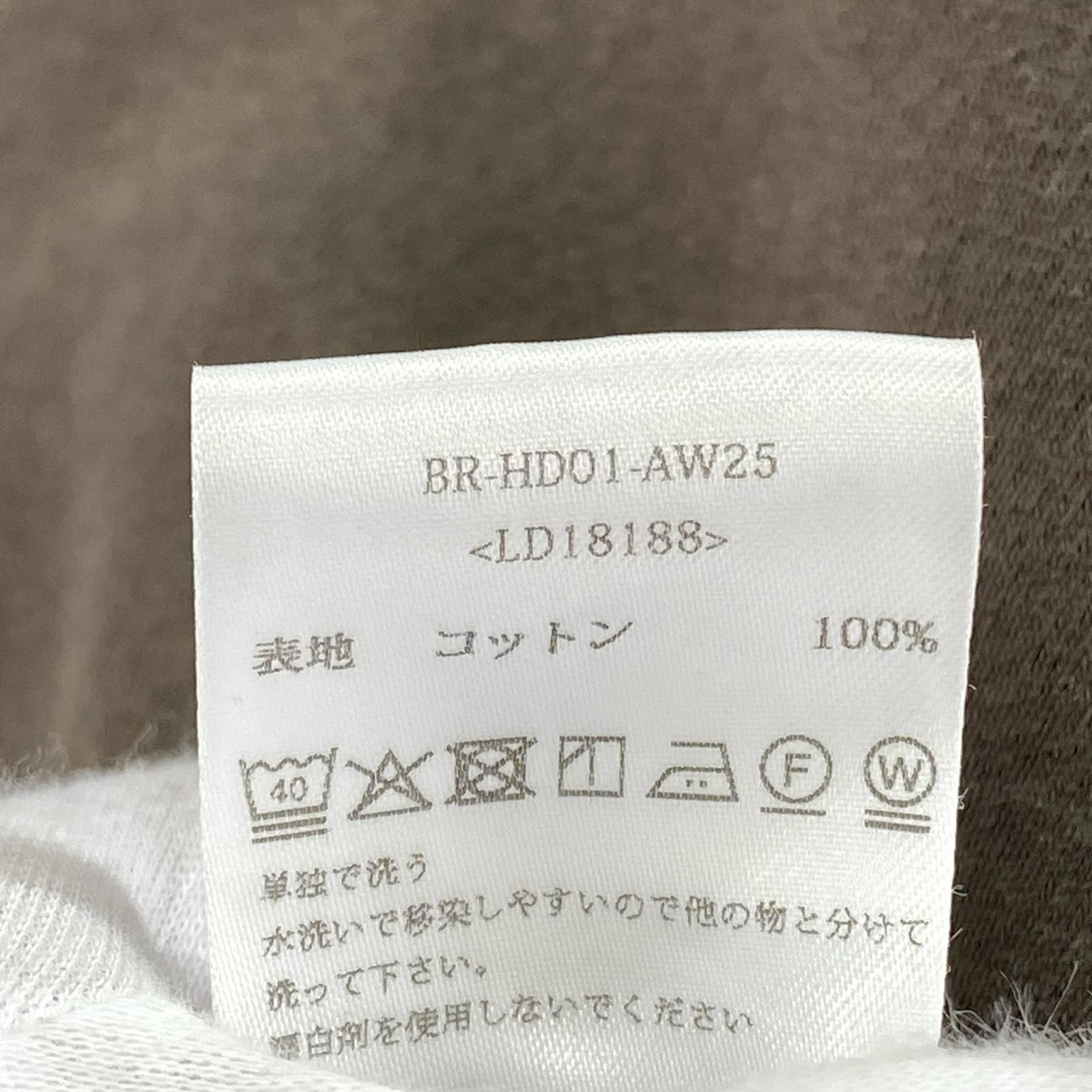 パーカー bibiotherk 25aw パーカー 2 ブラウン