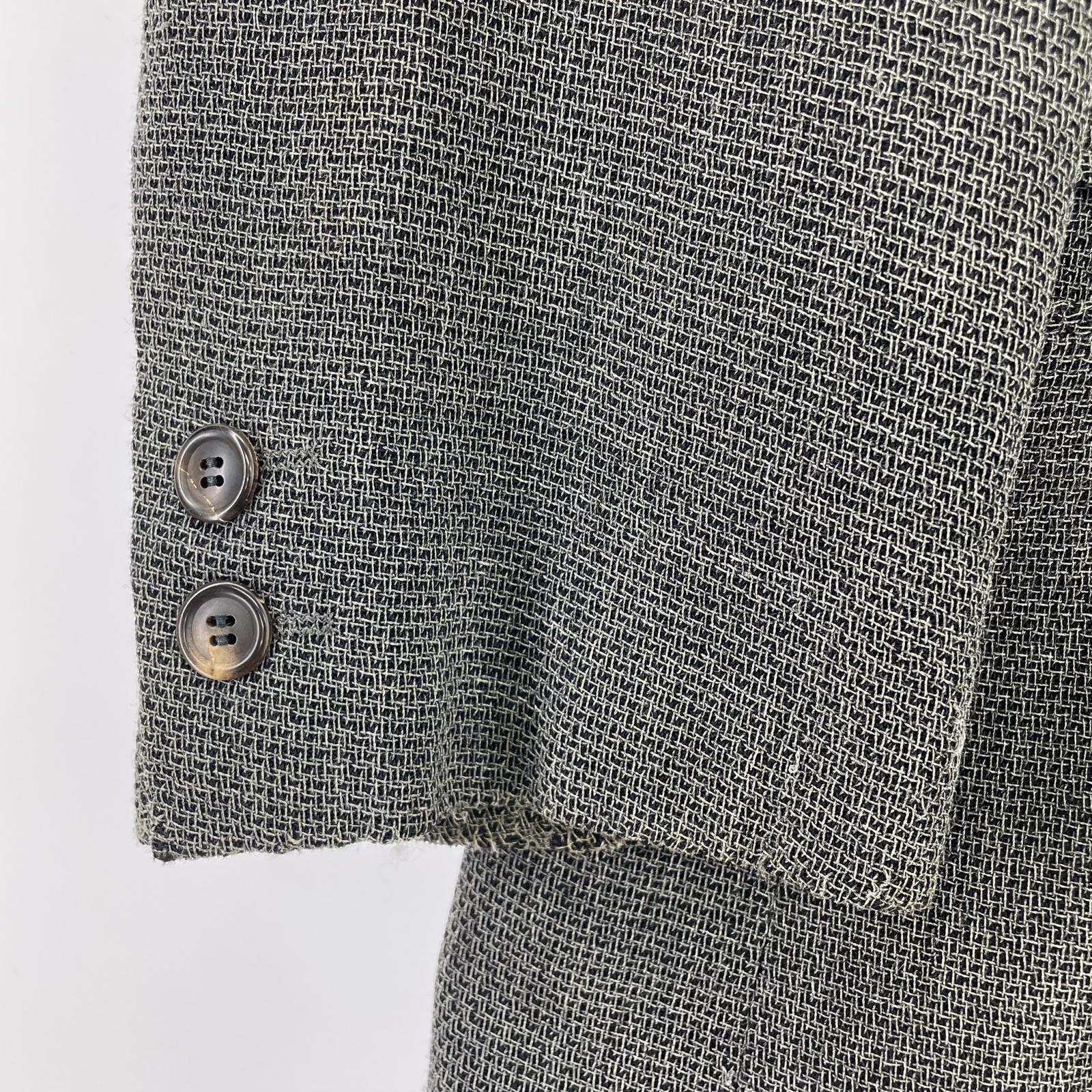 ジャケット ISSEY MIYAKE ウールシングルジャケット M グレー グレー