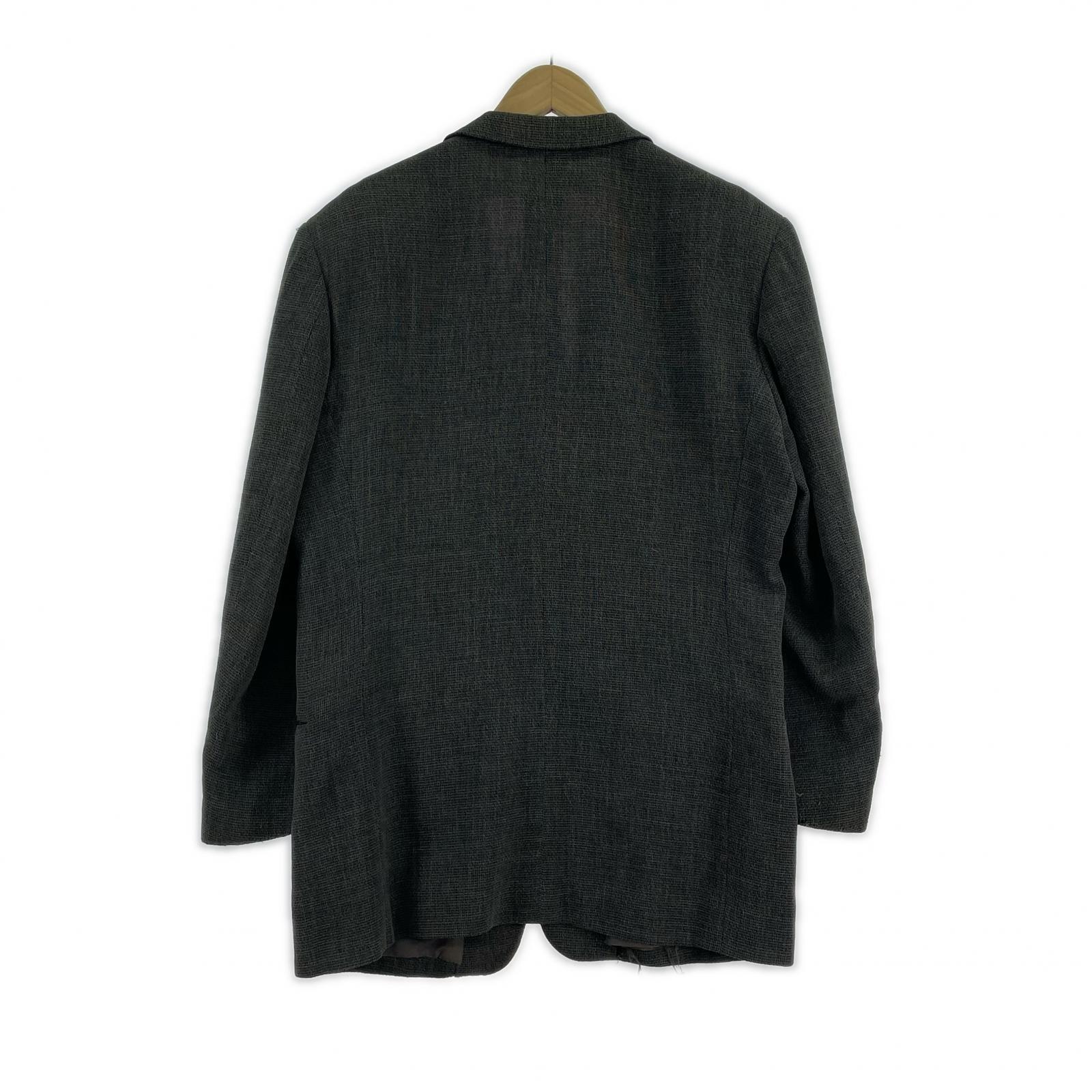 ジャケット ISSEY MIYAKE ウールシングルジャケット M グレー グレー