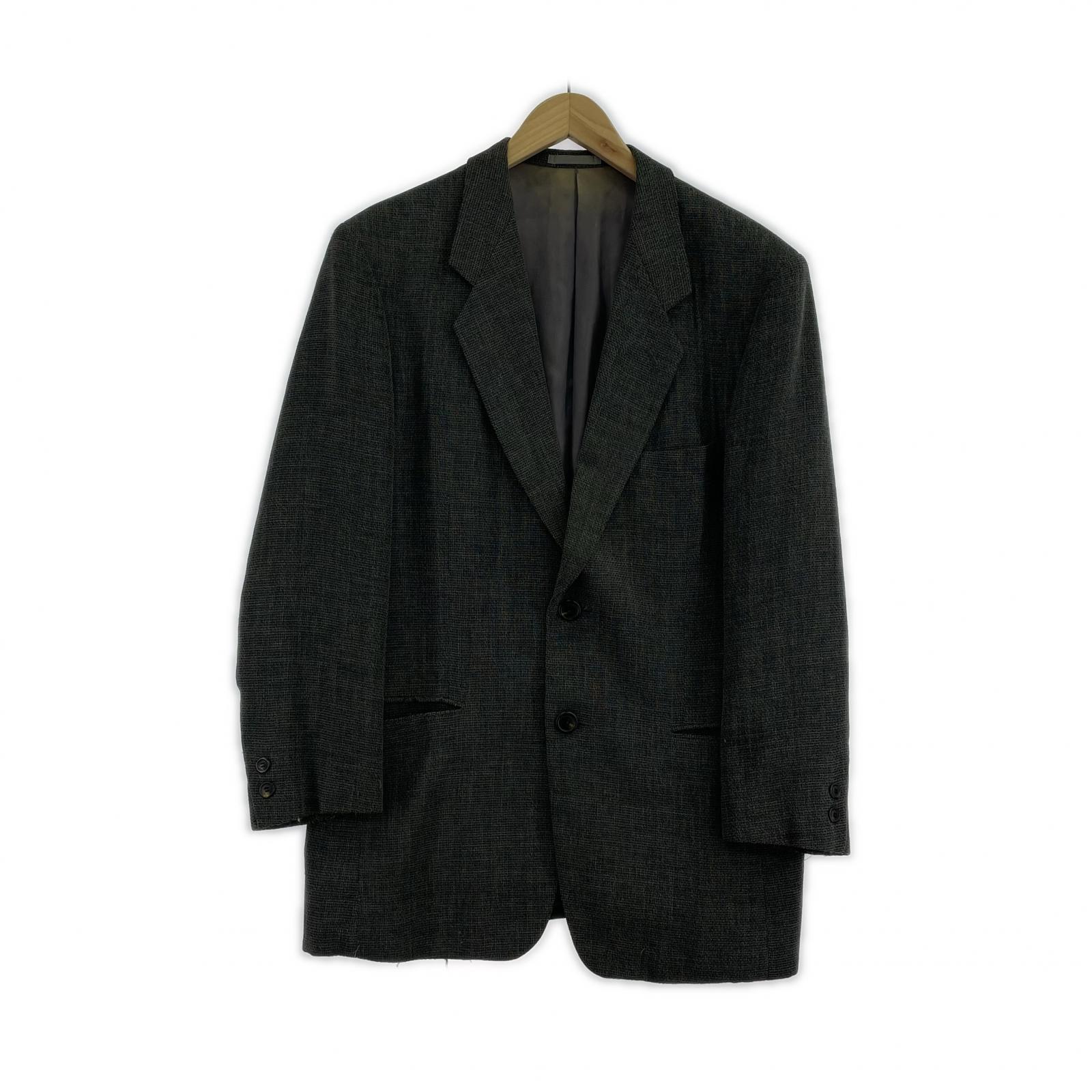 ジャケット ISSEY MIYAKE ウールシングルジャケット M グレー グレー