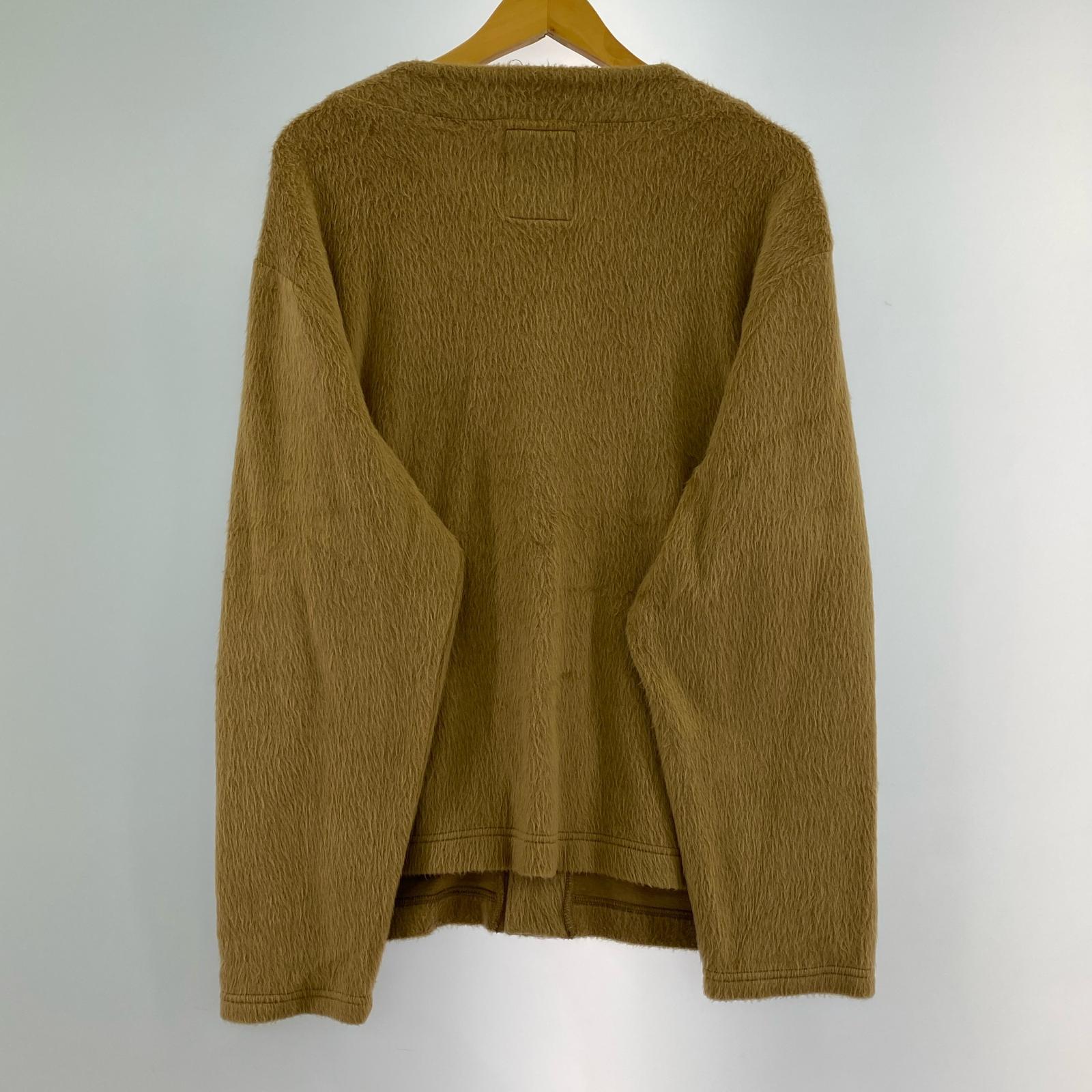 カーディガン DRESS HIPPY GRUNGE KNIT CARDIGAN L L ブラウン