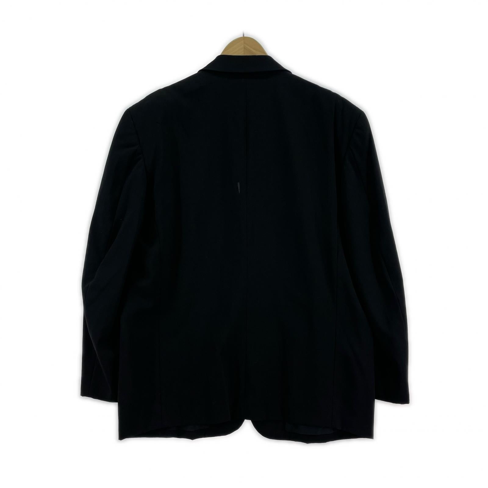 テーラードジャケット HOMME PLUS 80s チャイナボタンテーラードジャケット M M ブラック