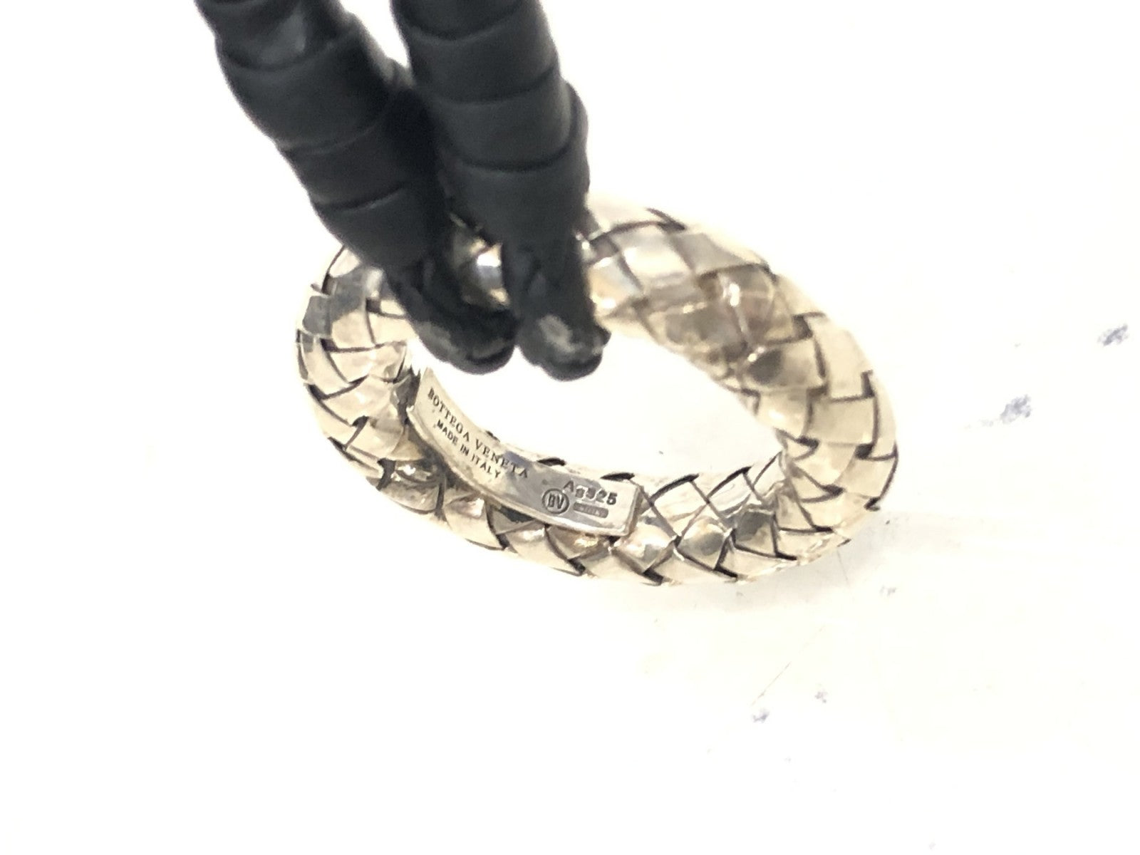 Bottega Veneta S925 イントレチャートサークル ネックレス