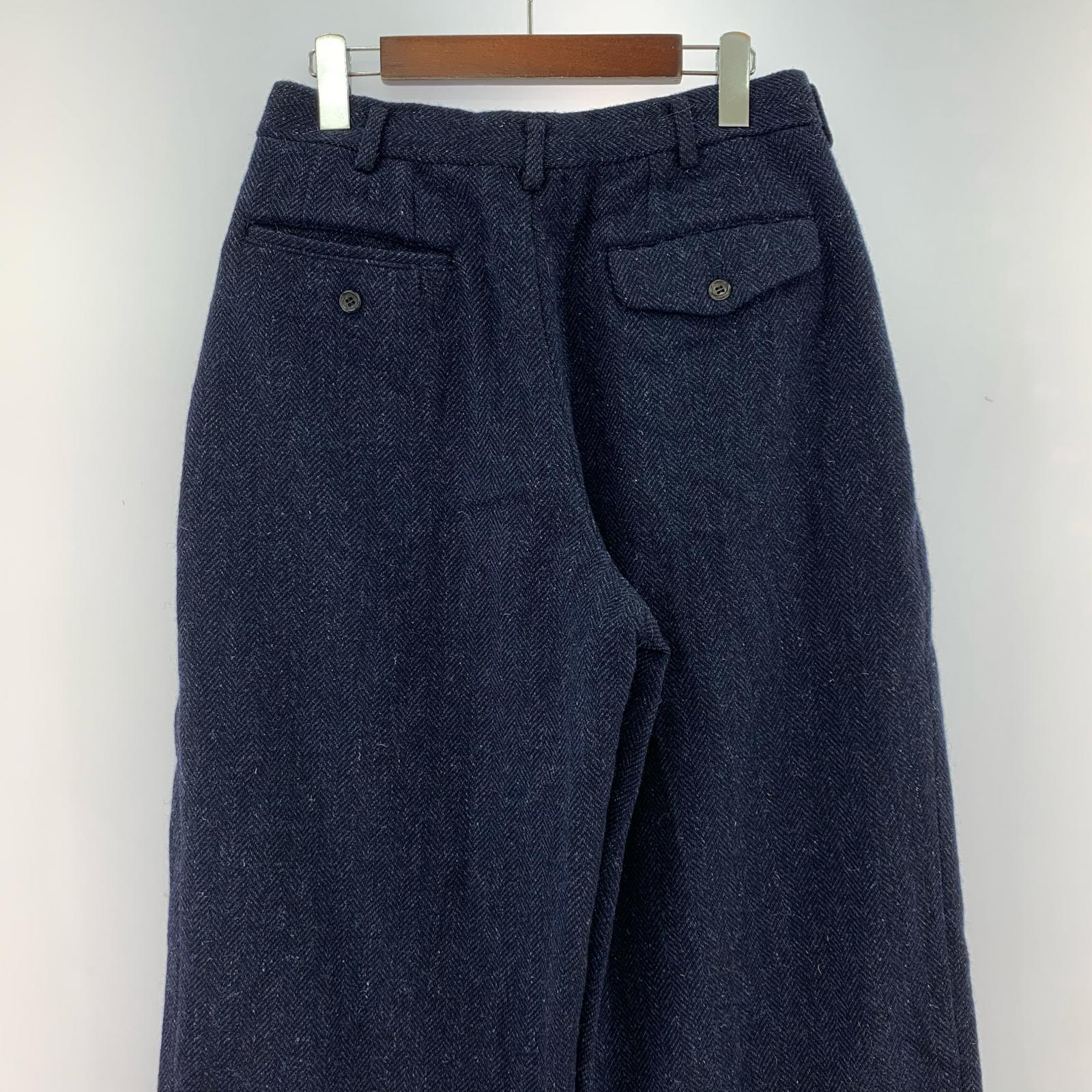 パンツ ウール ツイードタッグパンツ(S)ネイビー S ネイビー
