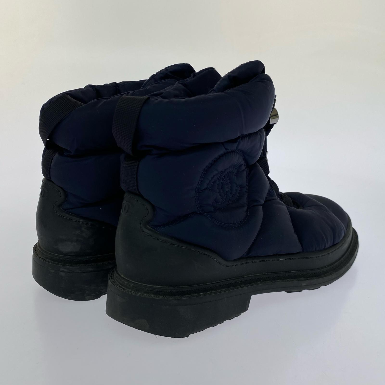 CHANEL ココマーク キルティング スノーブーツ 37(24㎝程度)