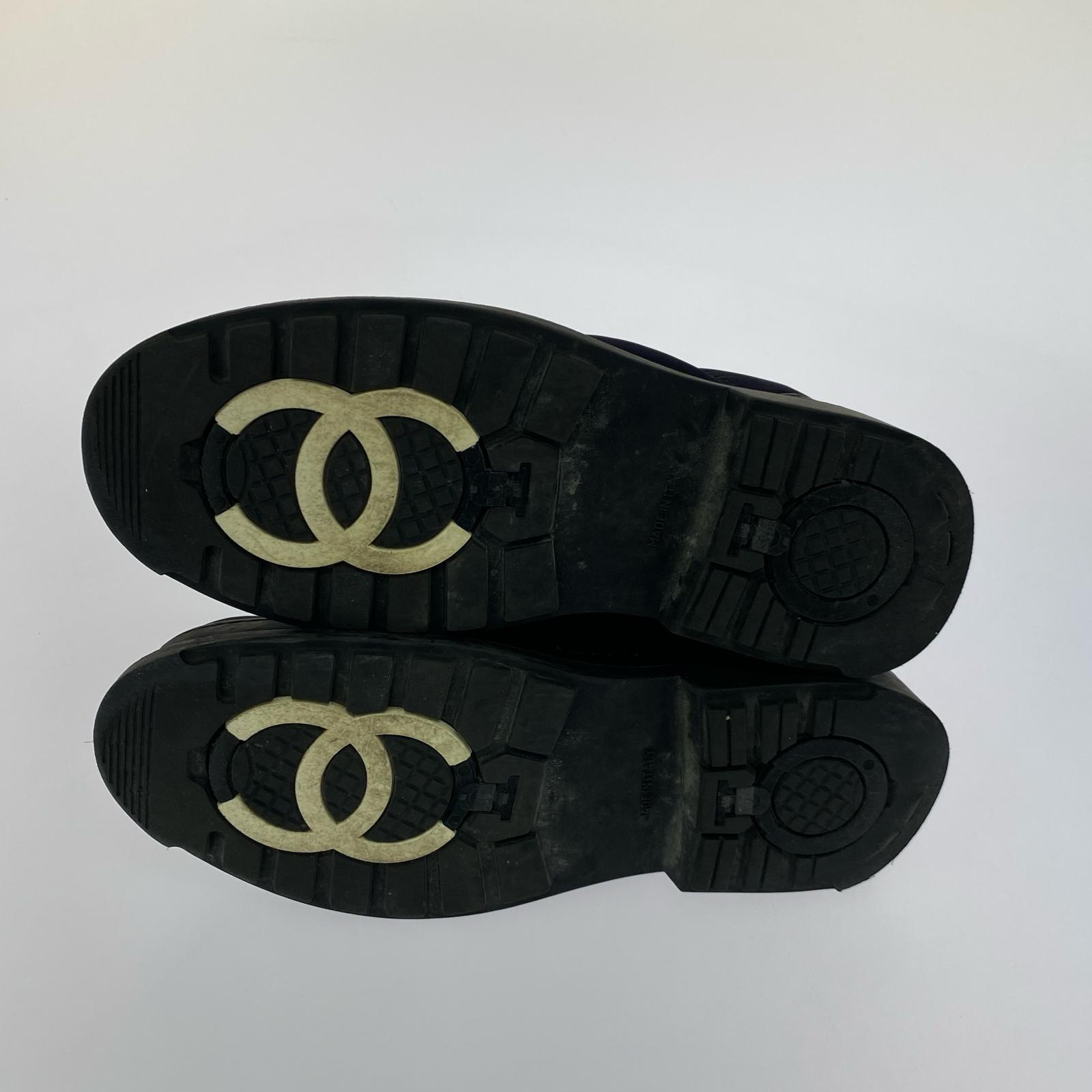 CHANEL ココマーク キルティング スノーブーツ 37(24㎝程度)