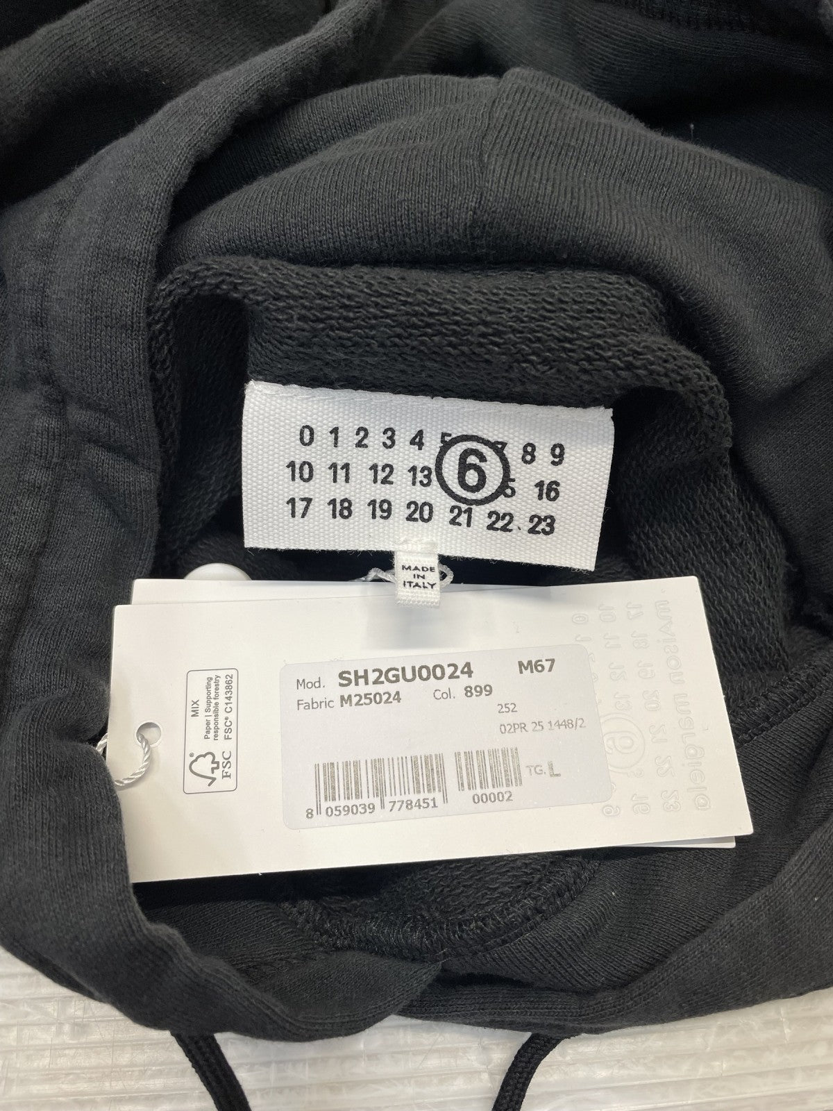 パーカー MM6×SALOMON 25AW REFLECTOR HOODIE POパーカー L ブラック
