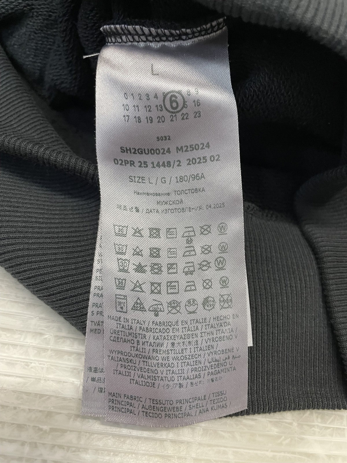 パーカー MM6×SALOMON 25AW REFLECTOR HOODIE POパーカー L ブラック