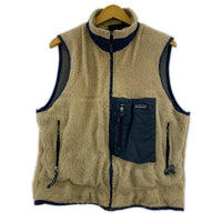 長袖シャツ patagonia USA製 99年製 レトロXベスト (S) M ベージュ