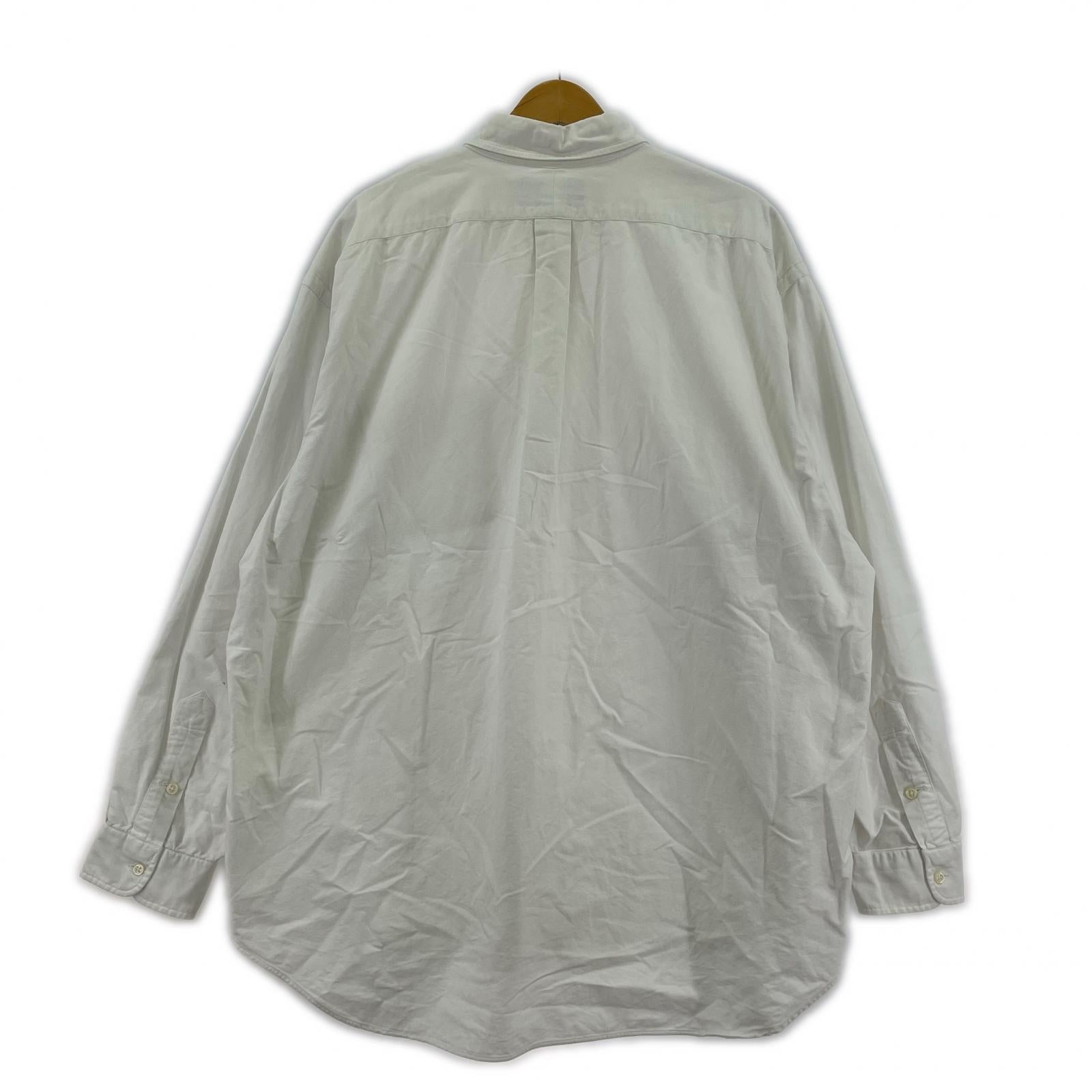 長袖シャツ POLO RALPH LAUREN 90s BIG SHIRT 白 (XL) ホワイト