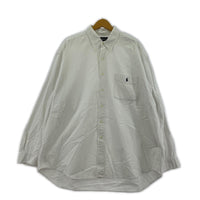 長袖シャツ POLO RALPH LAUREN 90s BIG SHIRT 白 (XL) ホワイト
