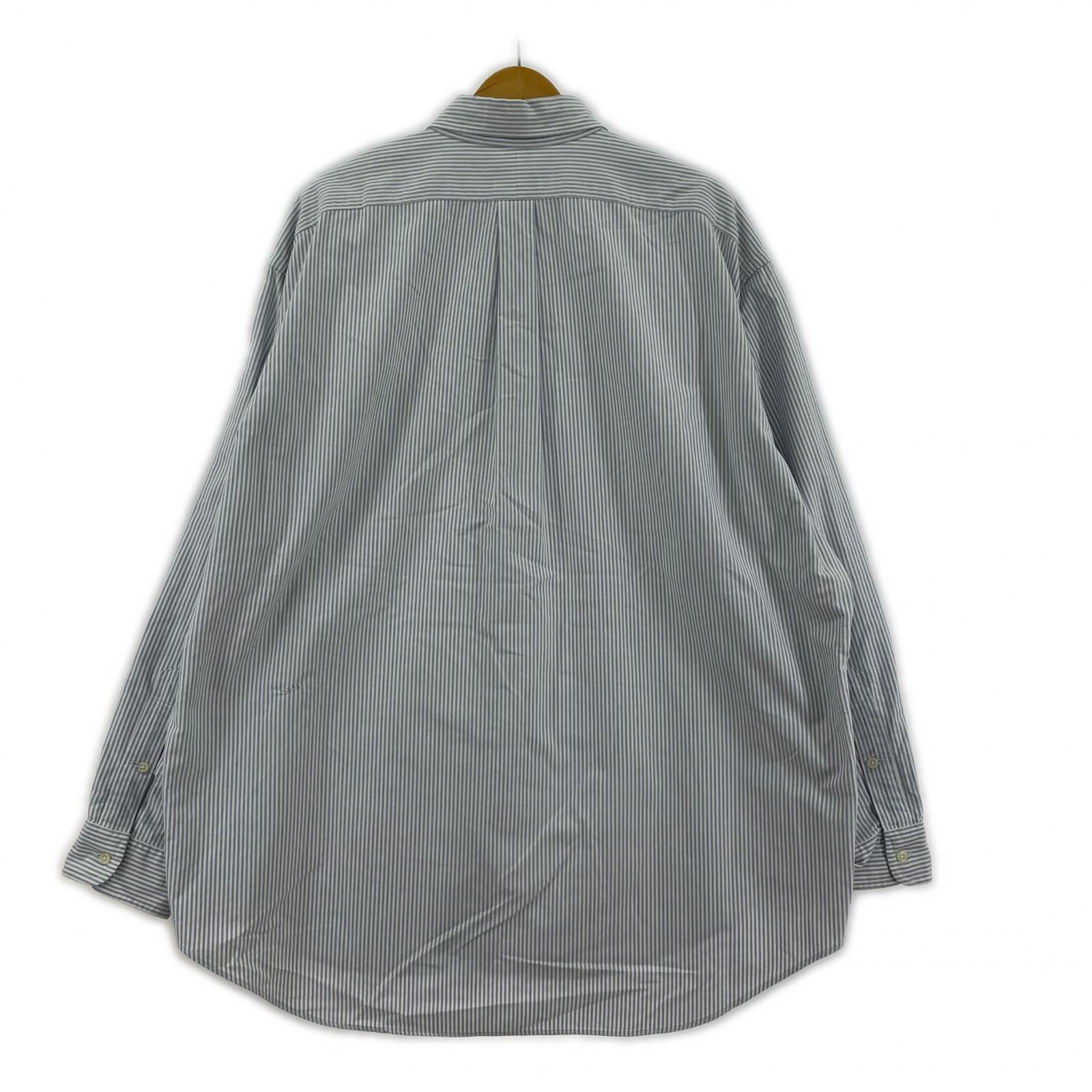 長袖シャツ POLO RALPH LAUREN 90s BIG SHIRT ストライプ (XL)