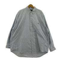 長袖シャツ POLO RALPH LAUREN 90s BIG SHIRT ストライプ (XL)
