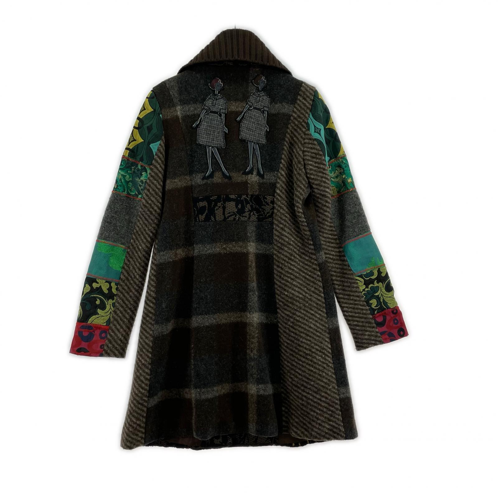 ジャケット パッチワークコート 42 マルチカラー