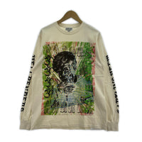 長袖Tシャツ ×HELLBENDERS&CO プリントT キナリ M
