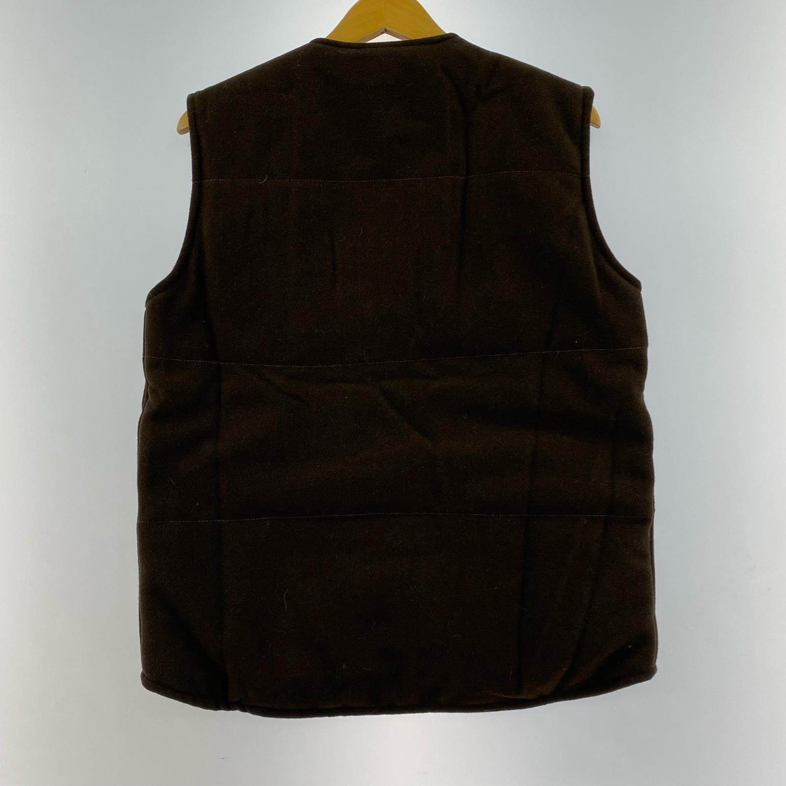 ジャケット MILITARY WOOL VEST 38 BROWN 38 ブラウン