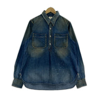 長袖シャツ ALPHA P.O. SHIRT L/S DRY DENIM 3 ネイビー
