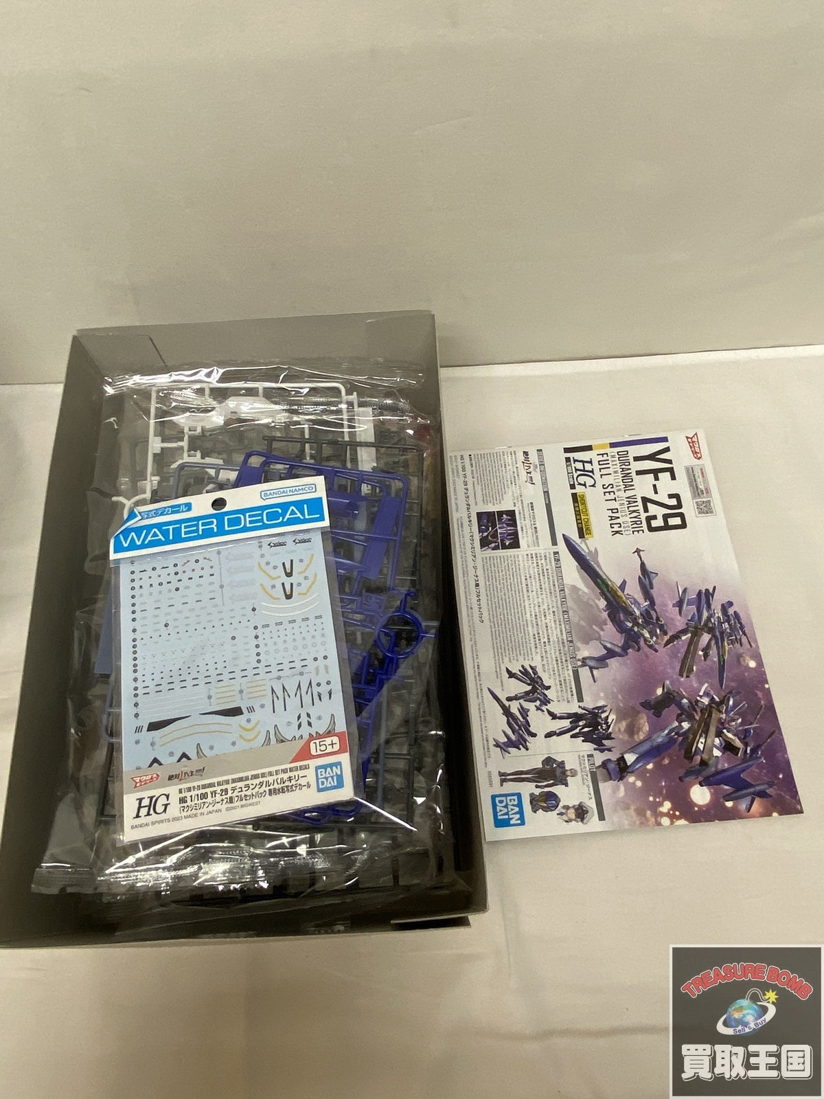 YF-29 デュランダルバルキリー フルセット&水転写デカール その他ロボットプラモ