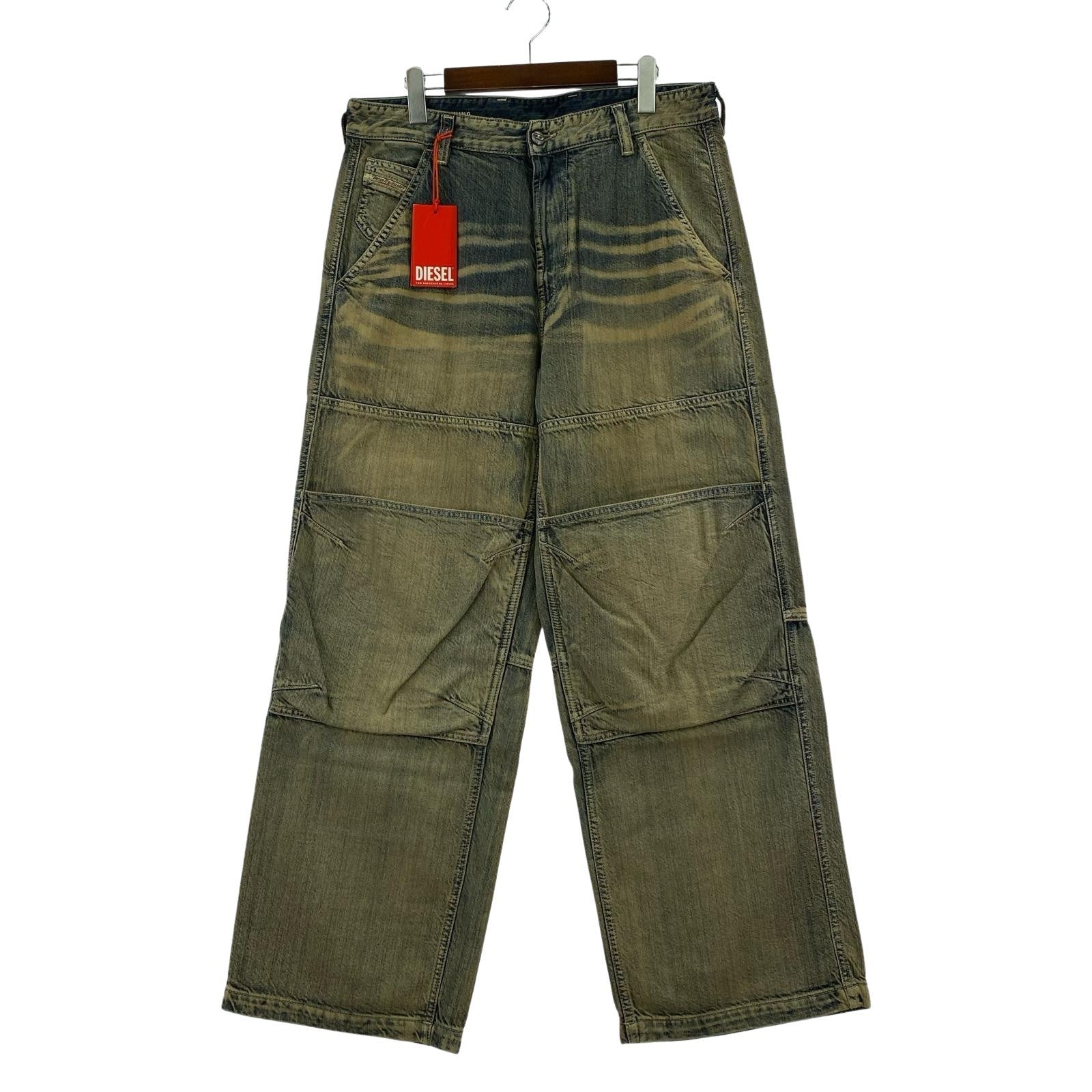 デニムパンツ D-SHIFT A17295 Relaxed Jeans ニーポケット 30 ブルー