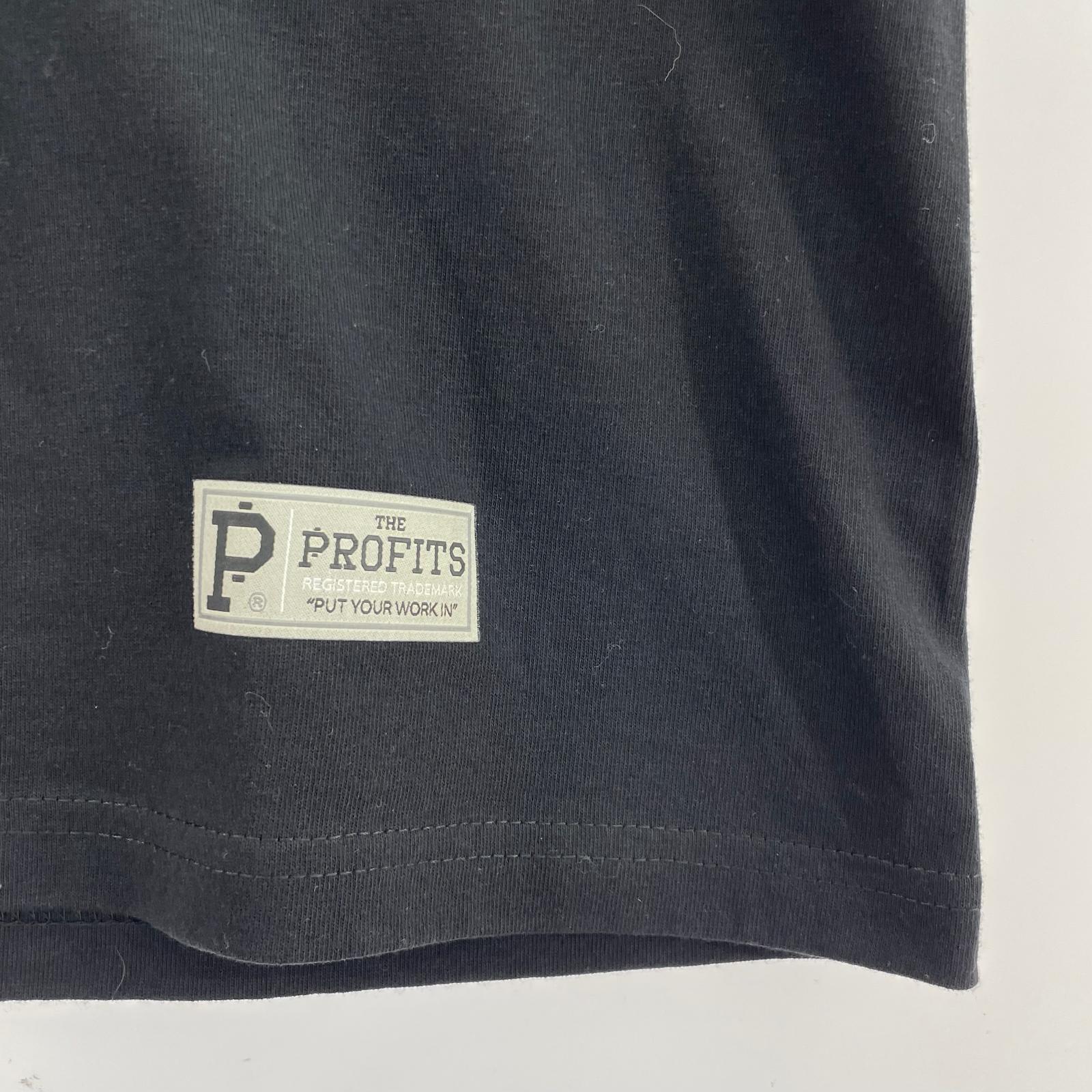 半袖Tシャツ THE PROFITS/黒/L L ブラック