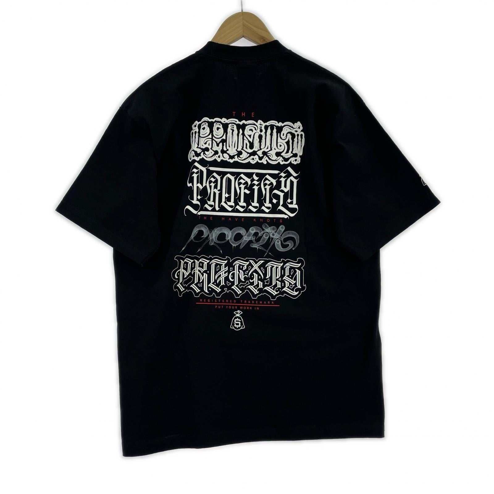 半袖Tシャツ THE PROFITS/黒/L L ブラック