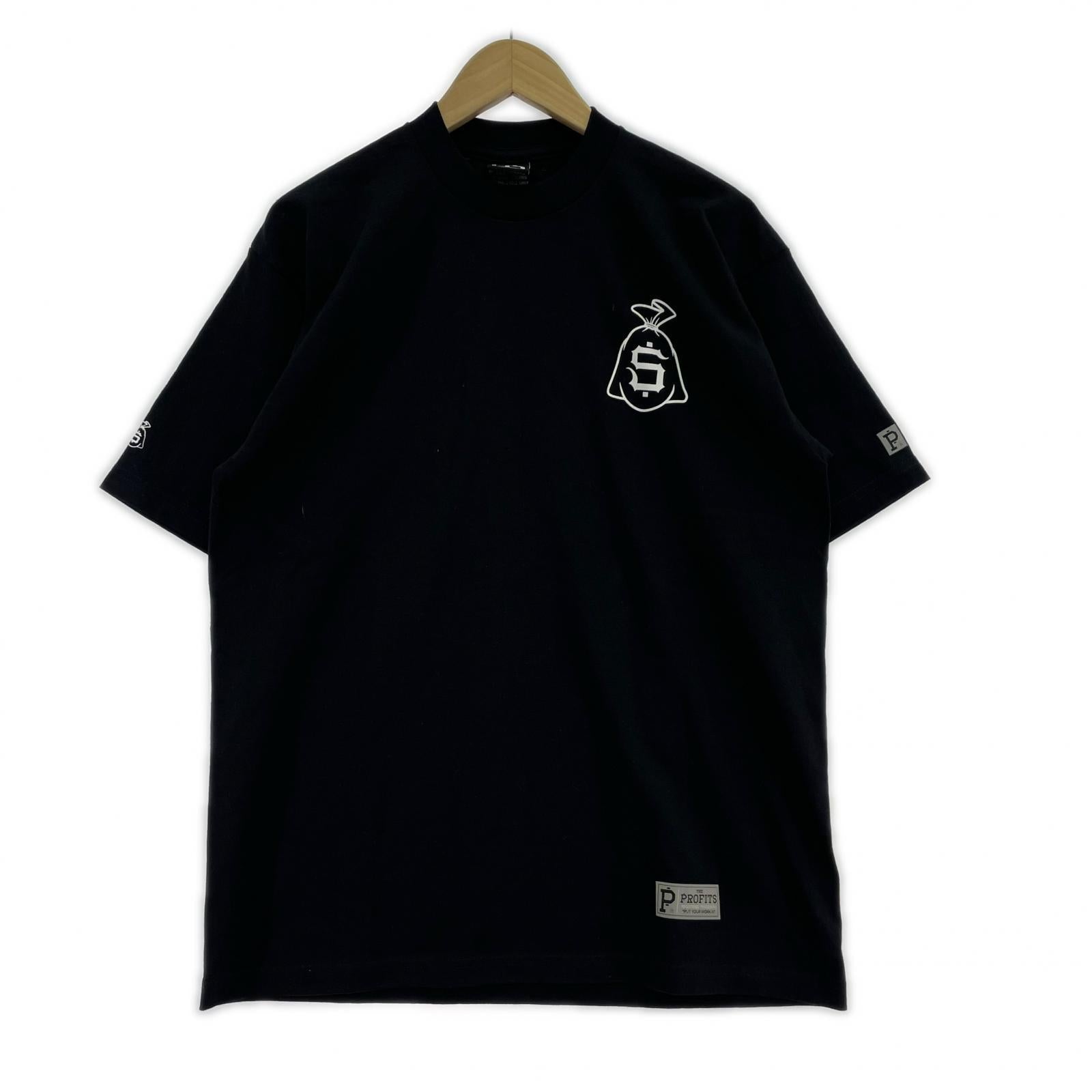 半袖Tシャツ THE PROFITS/黒/L L ブラック