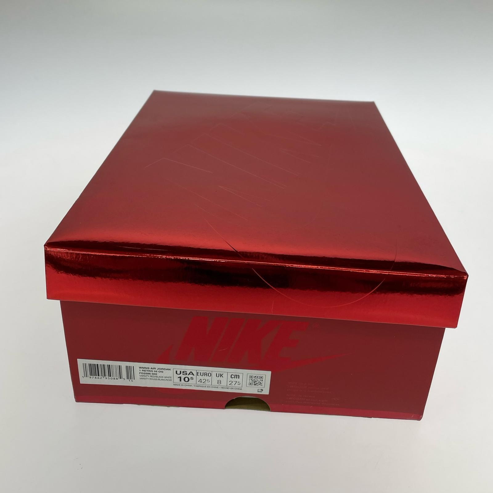 スニーカー WMNS Air Jordan 1 High OG Ruby (27.5) 27.5cm (US9 1/2 UK9 EU45)