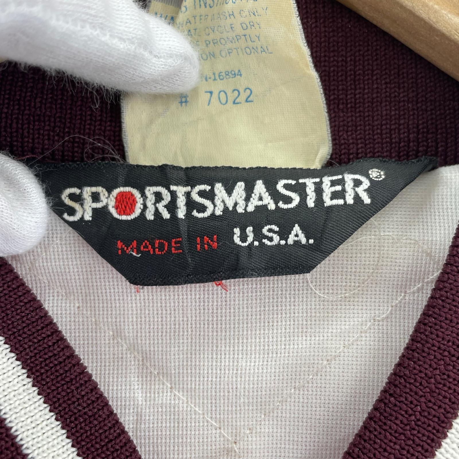 ジャケット SPORTSMASTER USA製 ブルゾン M ワインレッド
