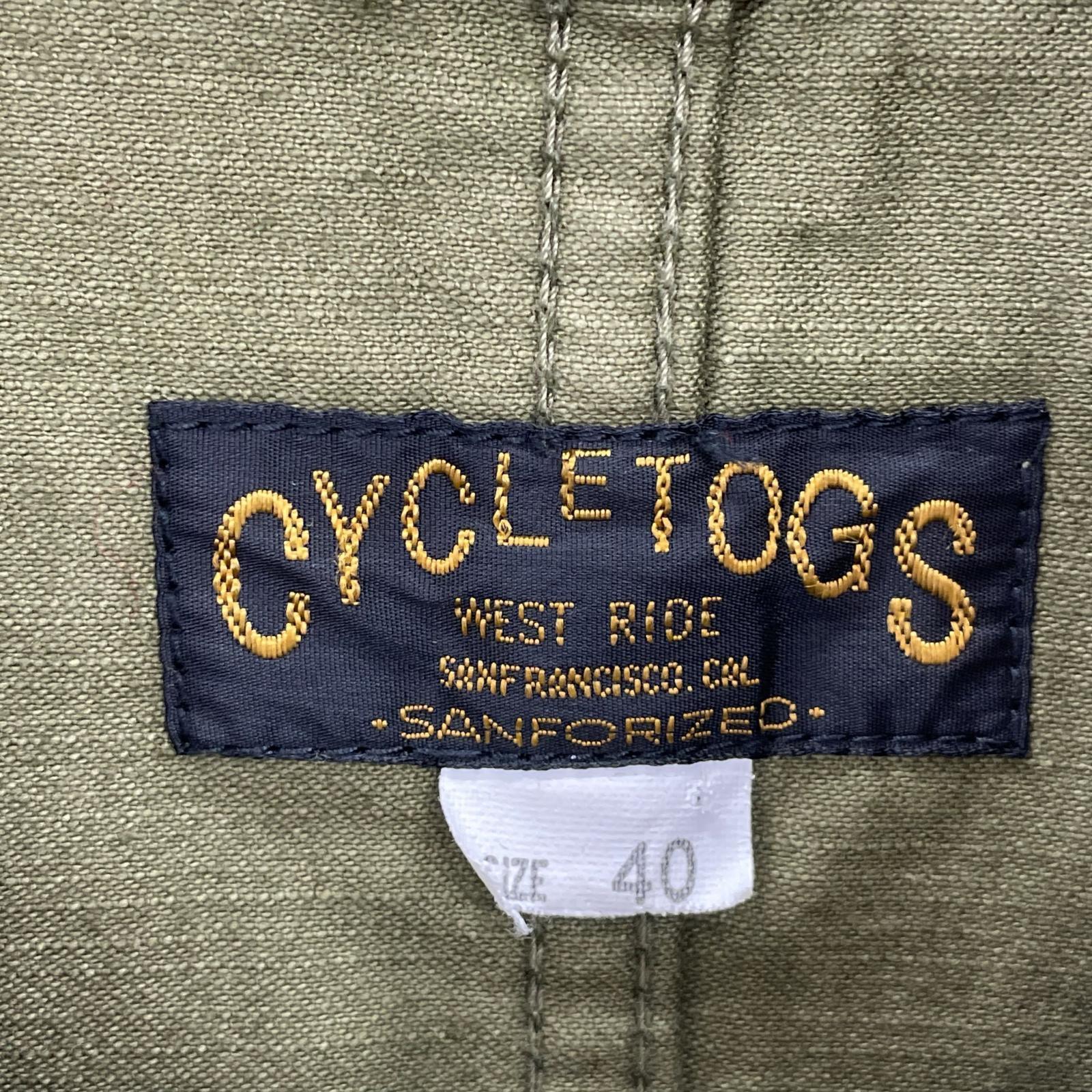 ジャケット CYCLETOGS MILITARY HOODED JACKET 40 40 カーキ