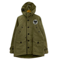 ジャケット CYCLETOGS MILITARY HOODED JACKET 40 40 カーキ