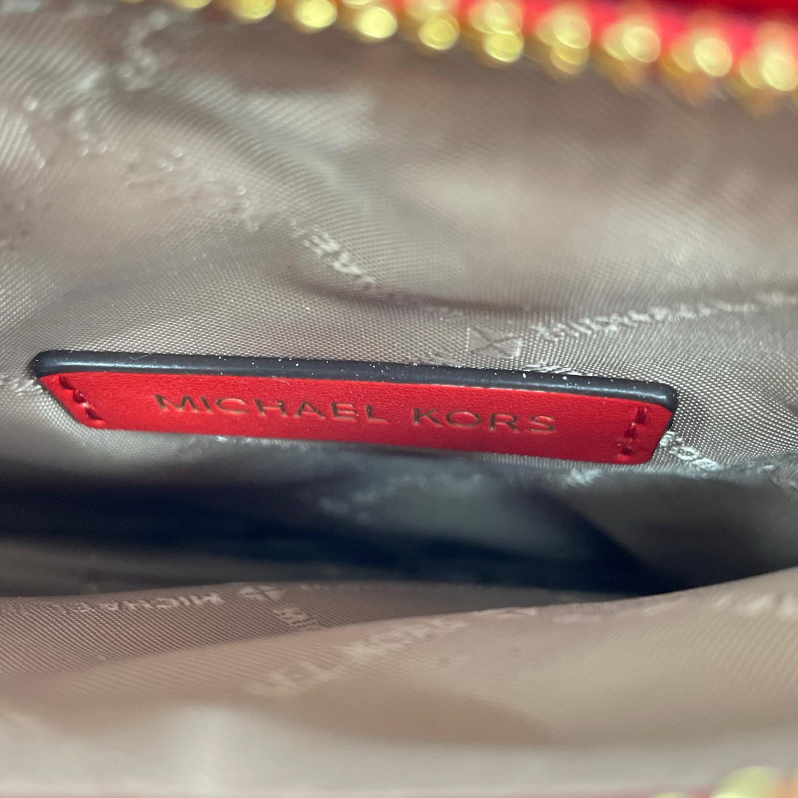 ショルダーバッグ マイケルコース ショルダーハンドバッグ レッド