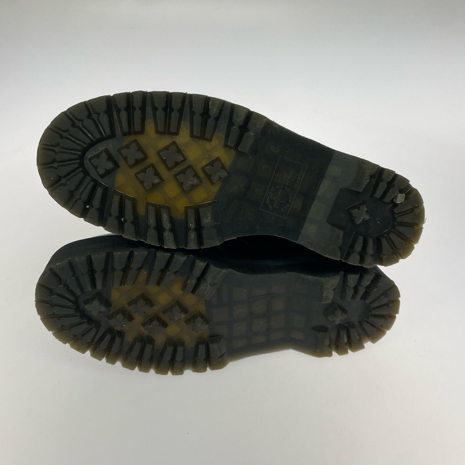 ブーツ Yohji Yamamoto 10ホール ネジレブーツ UK10 ブラック