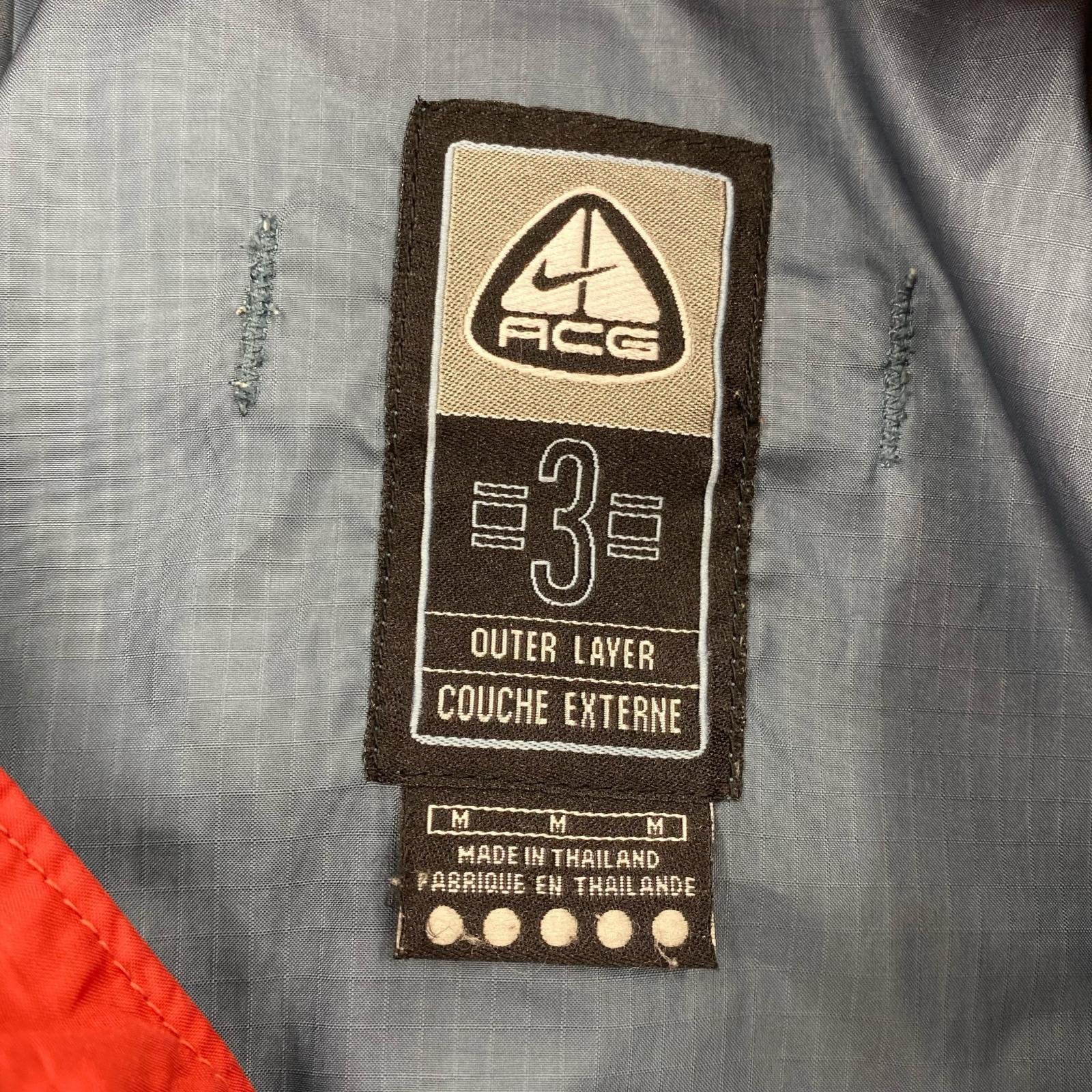 ジャケット ACG ハーフジップナイロン切替 M M ブルー