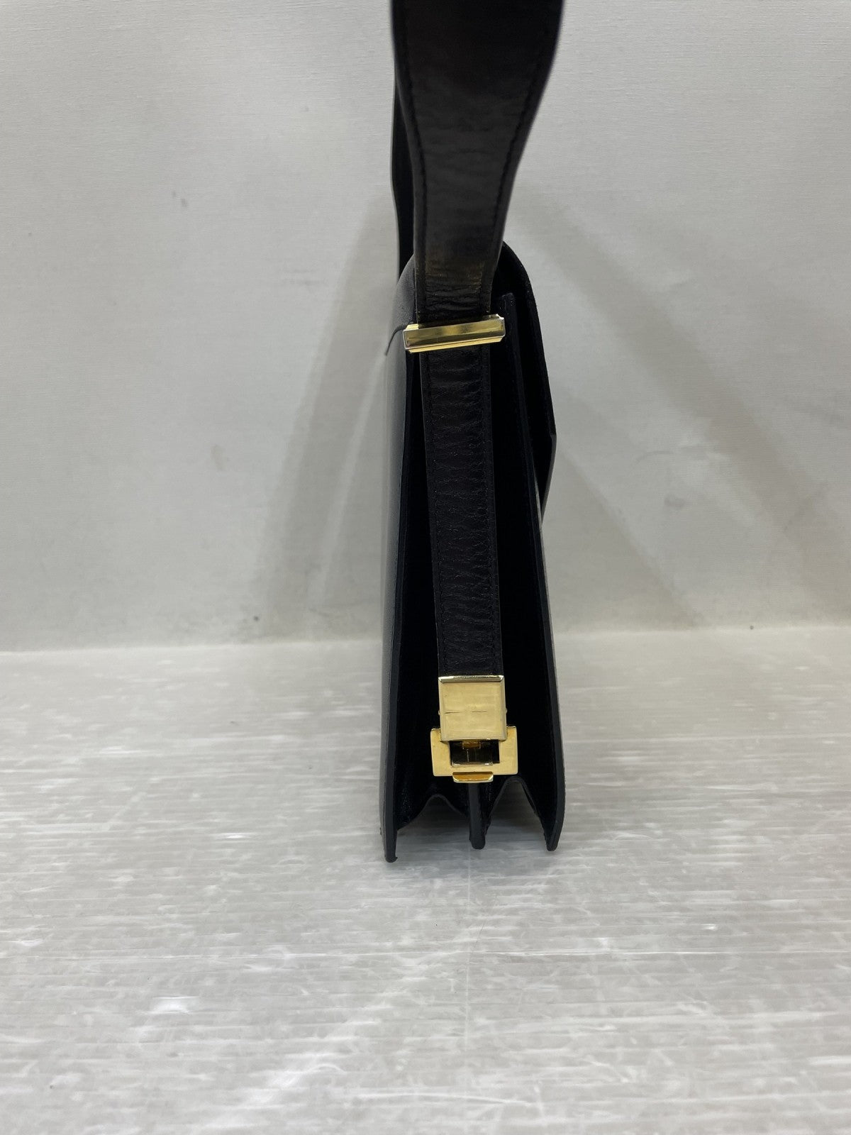 CELINE ホースキャリッジ 馬車金具 ワンショルダーバッグ ブラック